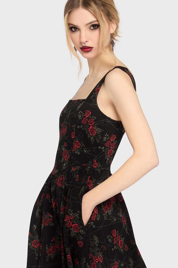 Poisoned Rose | MIDI DRESS