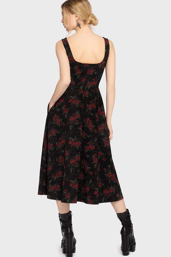 Poisoned Rose | MIDI DRESS
