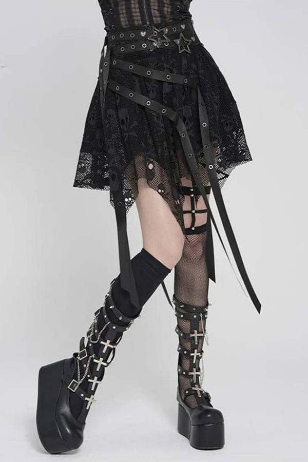 Punk Princess [Black] | SKIRT