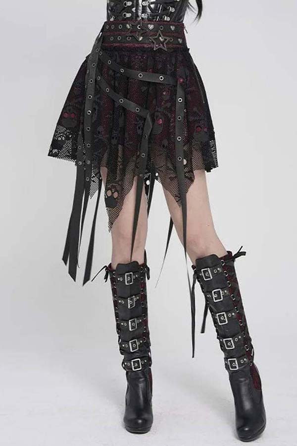 Punk Princess [Red] | SKIRT