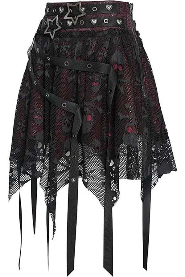 Punk Princess [Red] | SKIRT