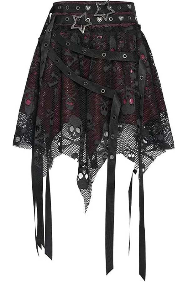 Punk Princess [Red] | SKIRT