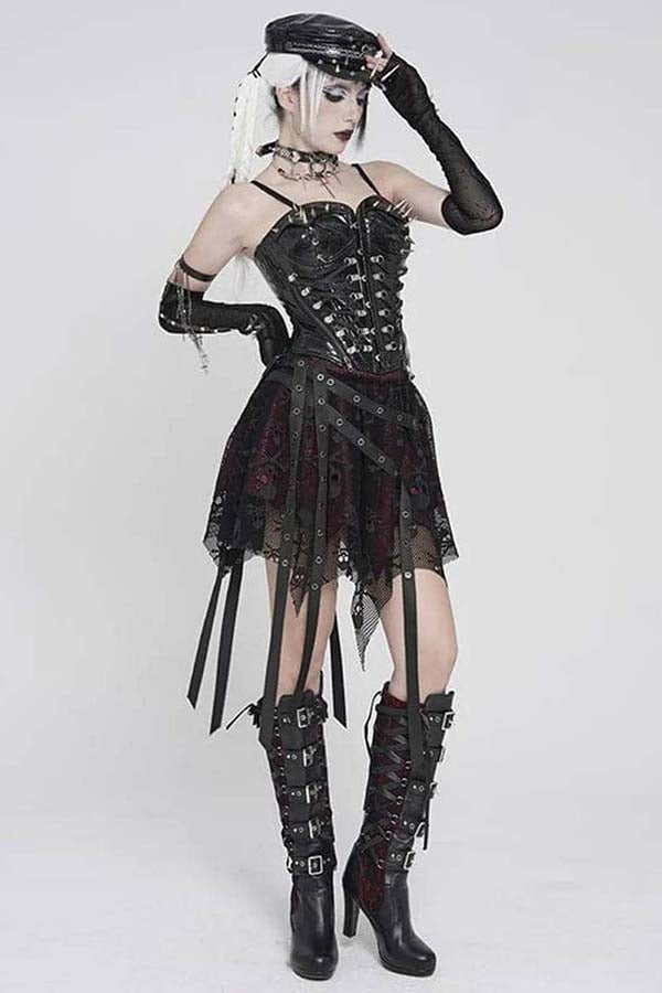 Punk Princess [Red] | SKIRT