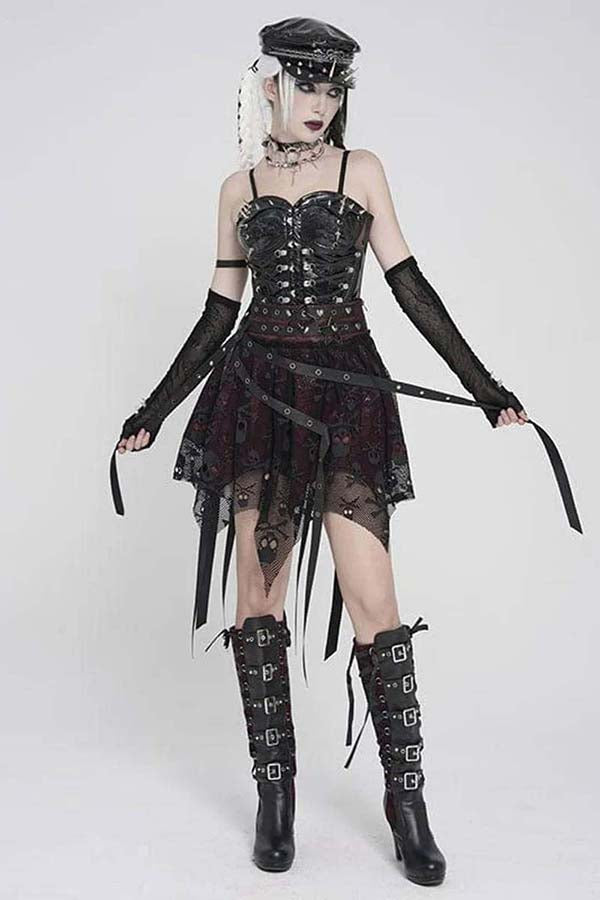 Punk Princess [Red] | SKIRT