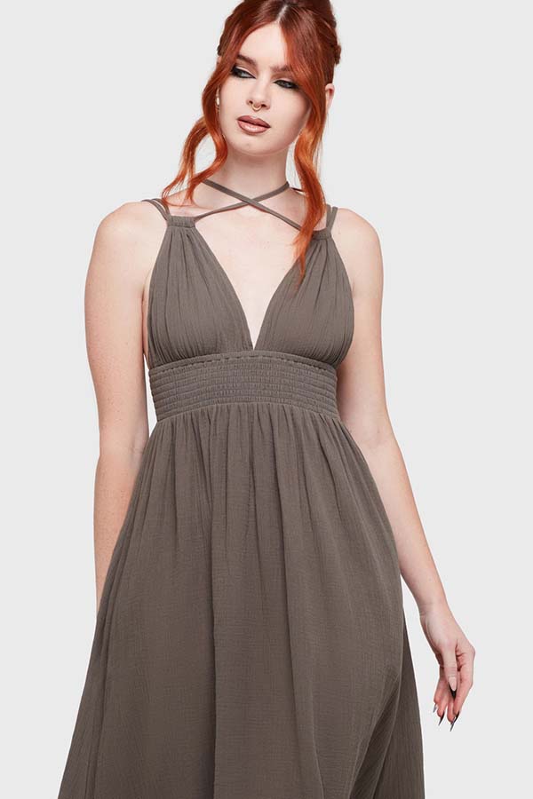 Shadow Dance [Green] | MAXI DRESS