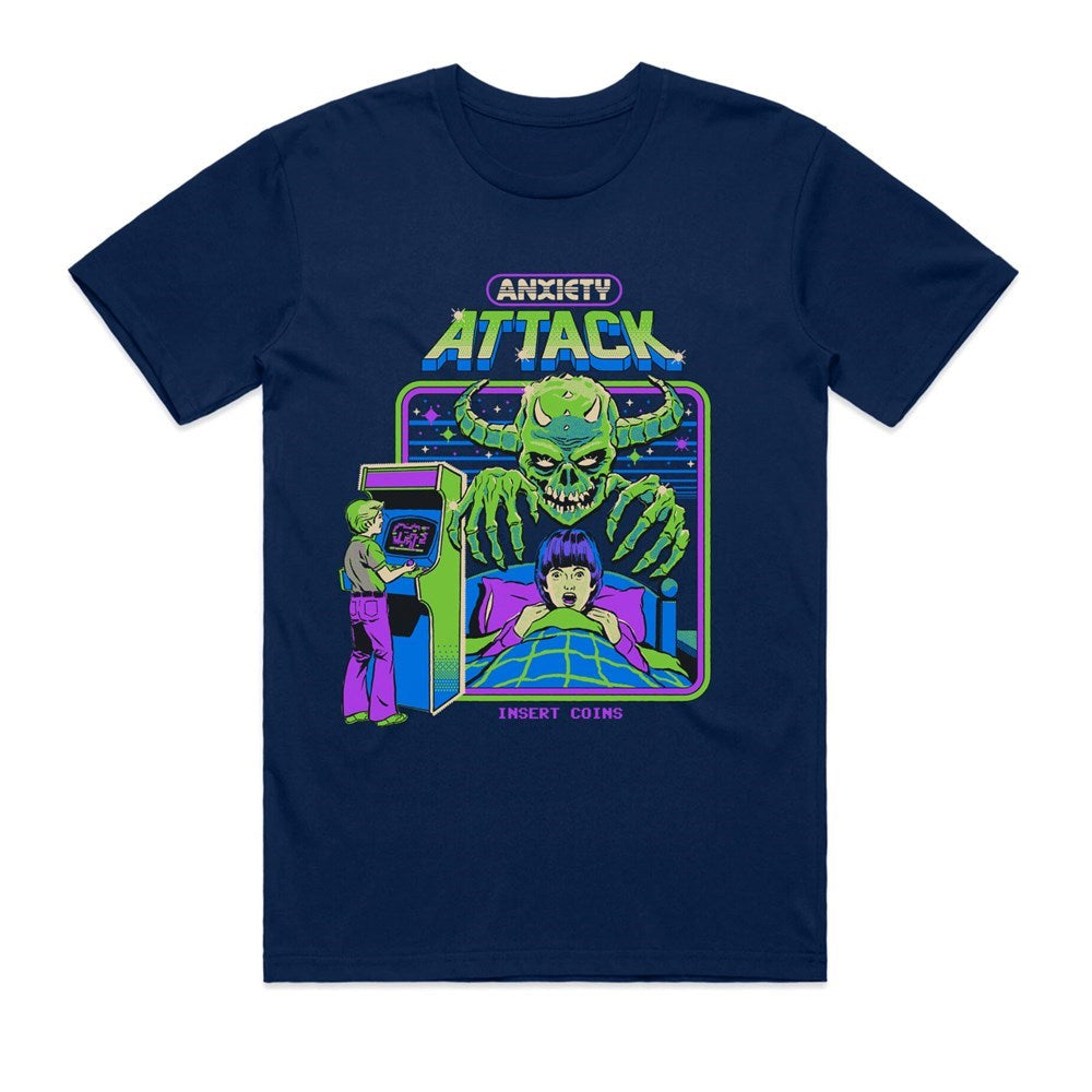 Steven Rhodes | Anxiety Attack [Navy] T-SHIRT [PREORDER]