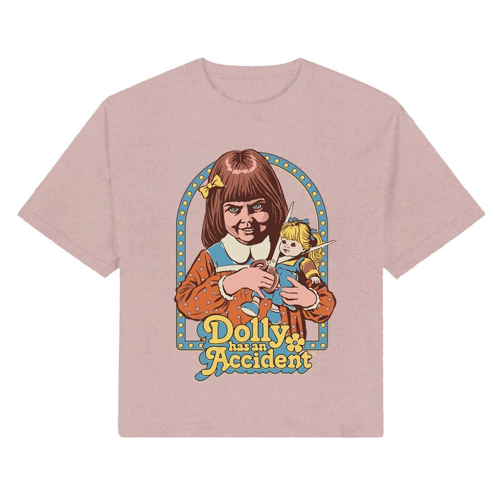Steven Rhodes | Dolly Has An Accident Blush CROP TOP [PREORDER]