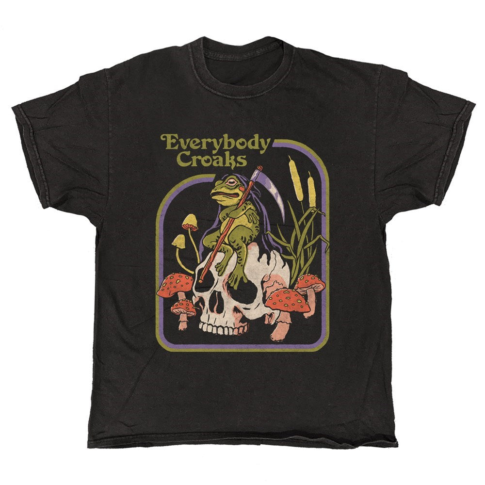 Steven Rhodes | Everybody Croaks Vintage T-SHIRT [PREORDER]