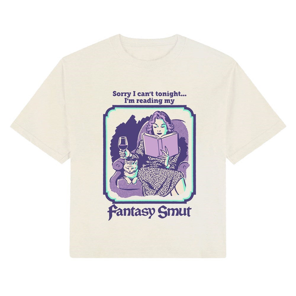 Steven Rhodes | Fantasy Smut Cream CROP TOP [PREORDER]