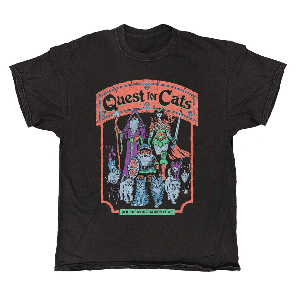 Steven Rhodes | Quest for Cats Vintage T-SHIRT [PREORDER]