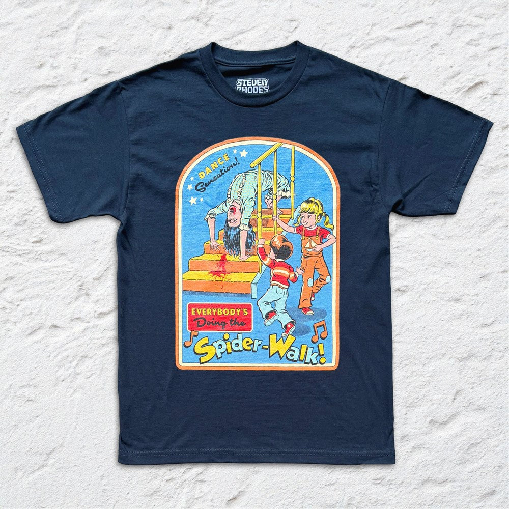 Steven Rhodes | Doing The Spider-walk [Navy] T-SHIRT [PREORDER]
