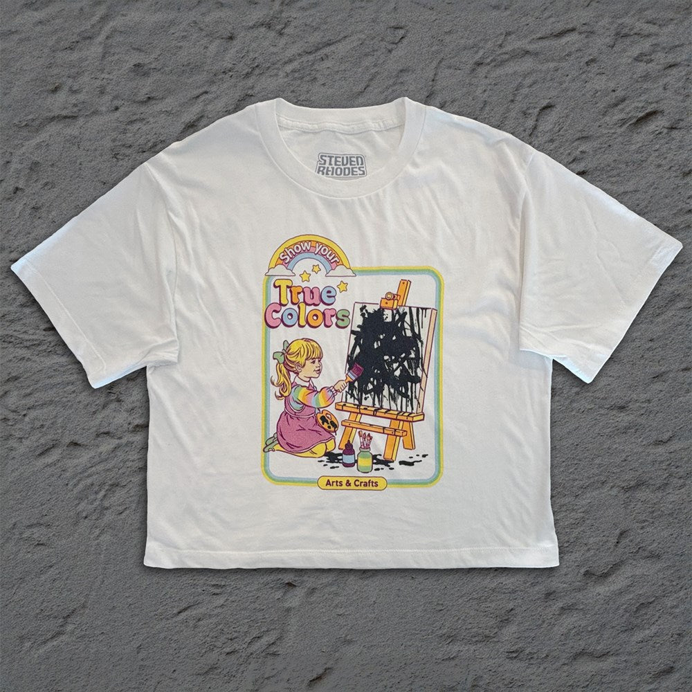 Steven Rhodes | True White CROP TOP [PREORDER]