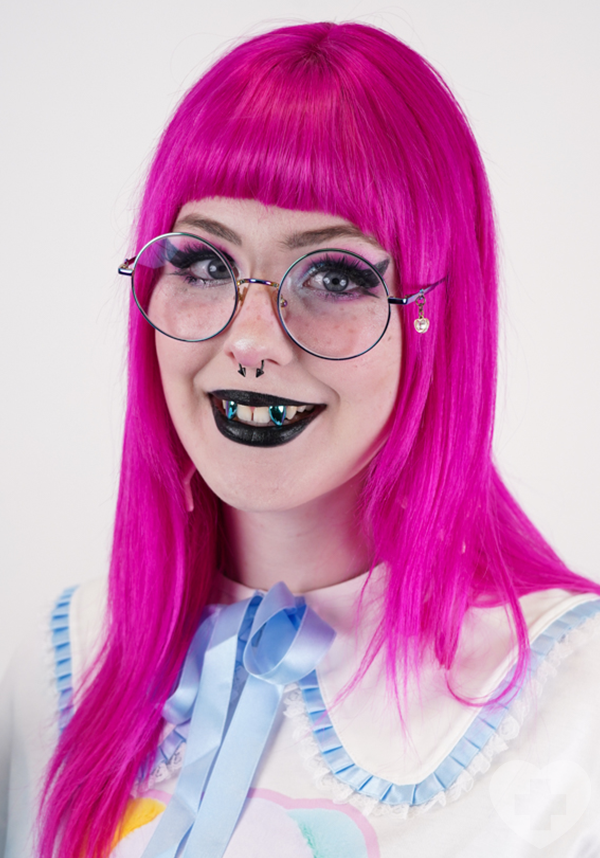 Glam Deluxe Teal [Small] | CUSTOM FANGS*