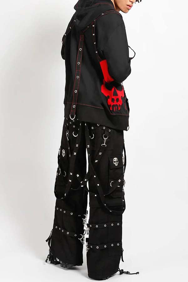 Skull Stud Denim | PANTS