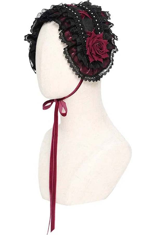Tea Garden [Black/Red] | HEADDRESS