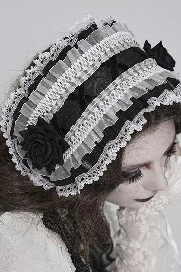 Tea Garden [Black/White] | HEADDRESS
