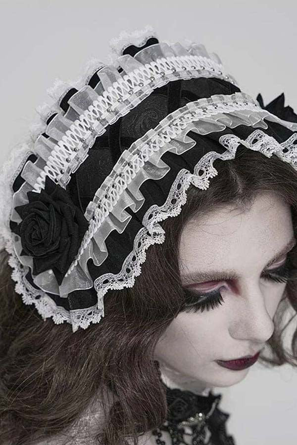 Tea Garden [Black/White] | HEADDRESS