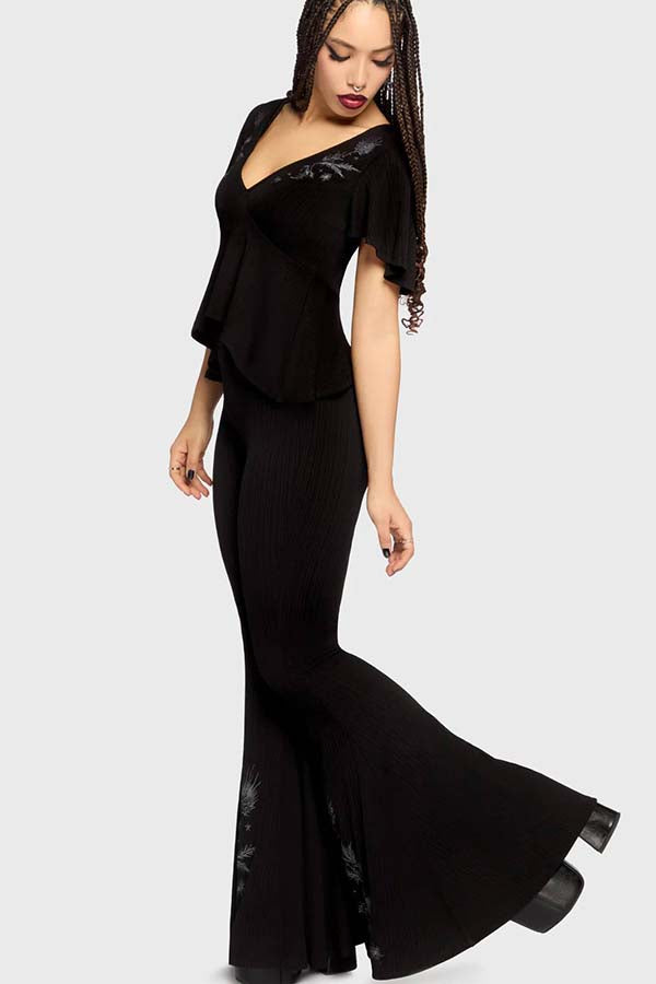 Thistina Embroidered | FLARES