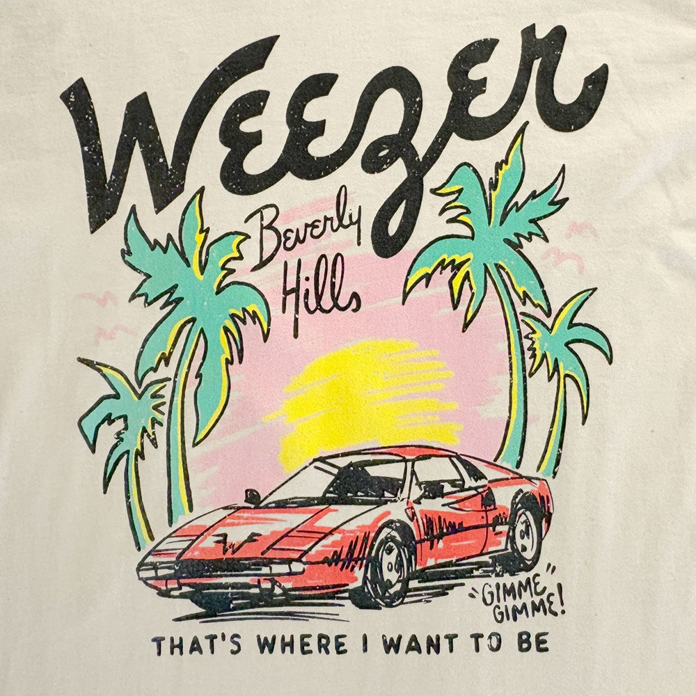 Weezer | Beverly Hills [Natural] T-SHIRT [PREORDER]