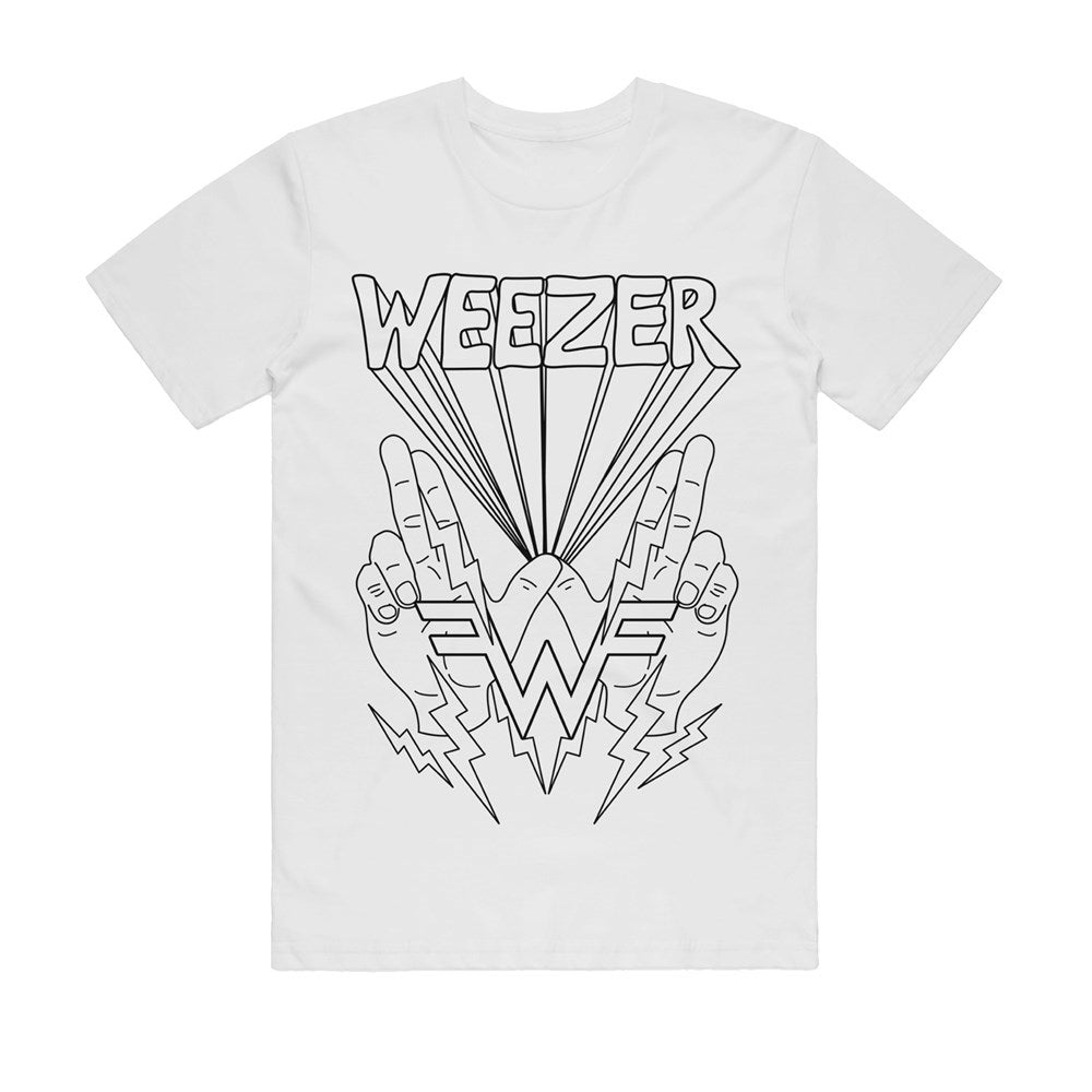 Weezer | Hand W [White] T-SHIRT [PREORDER]