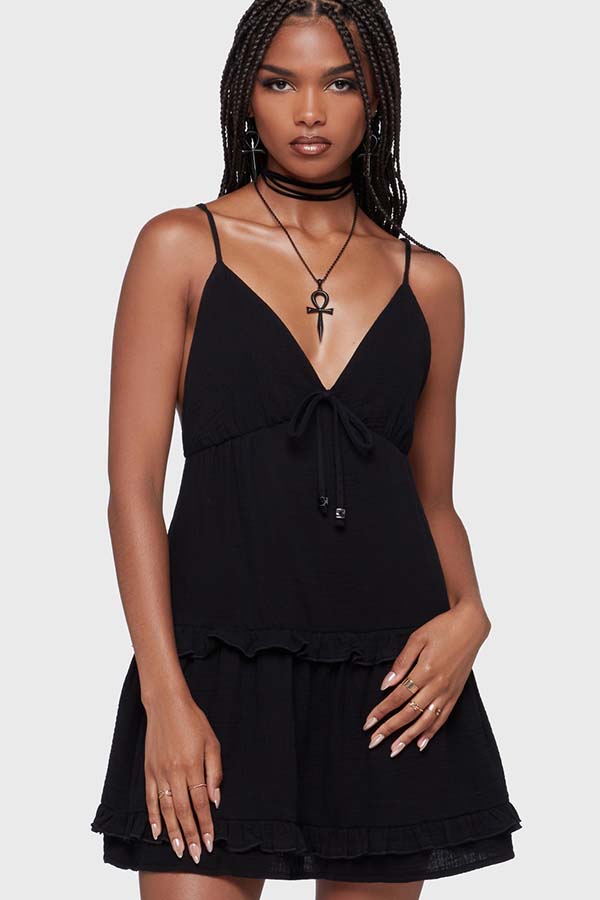 Wolfbane Cove [Black] | MINI DRESS