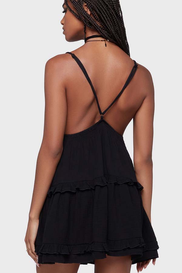 Wolfbane Cove [Black] | MINI DRESS