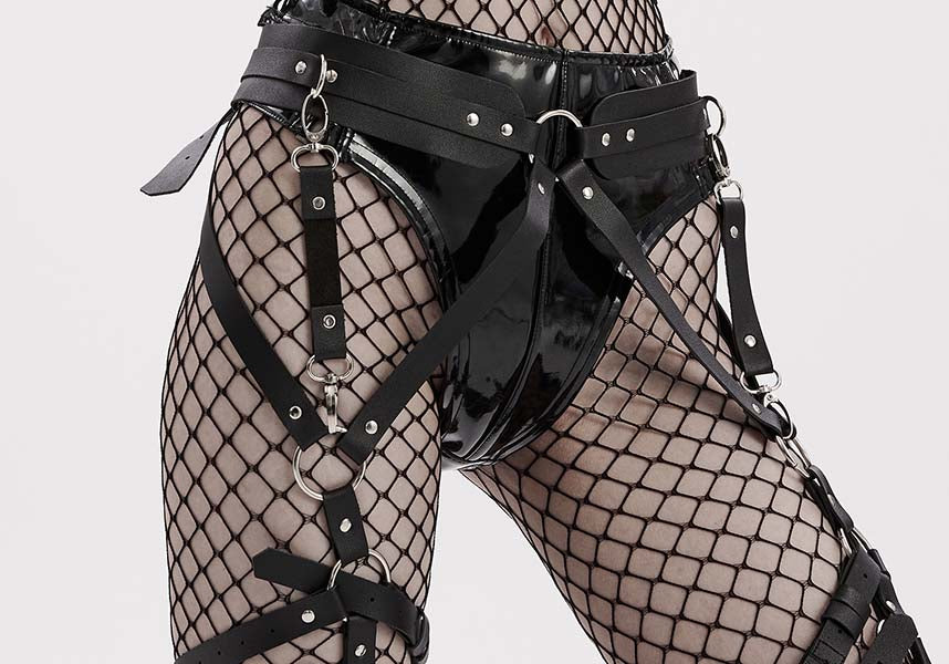 Mikasa [Black] | LEG HARNESS