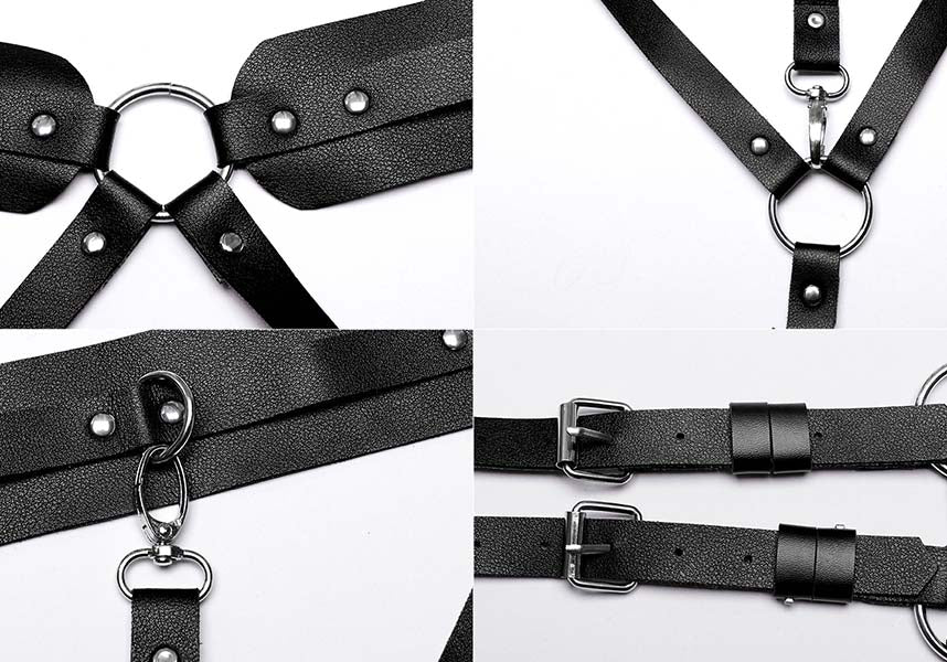 Mikasa [Black] | LEG HARNESS