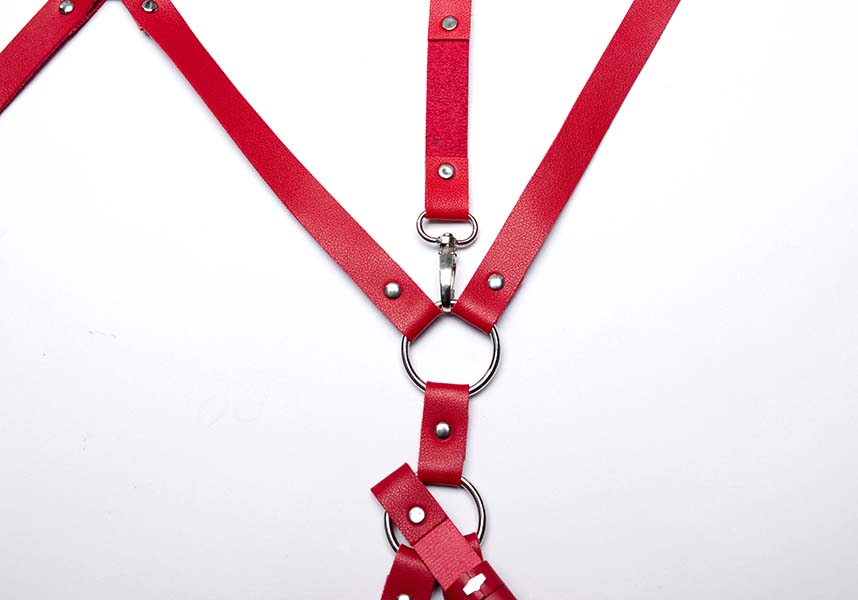 Mikasa [Red] | LEG HARNESS