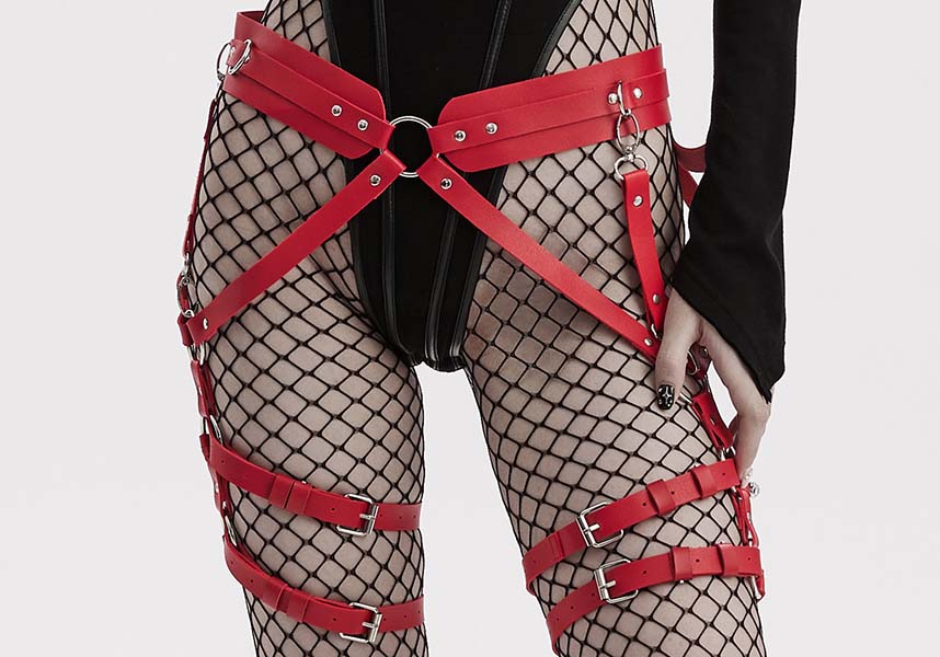 Mikasa [Red] | LEG HARNESS