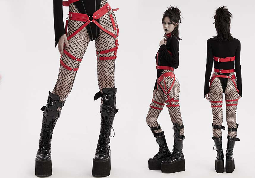 Mikasa [Red] | LEG HARNESS