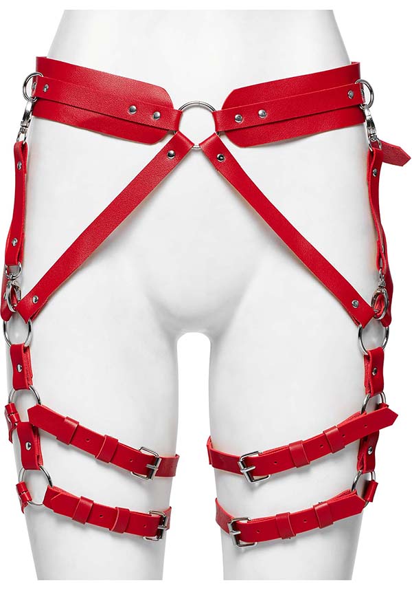 Mikasa [Red] | LEG HARNESS