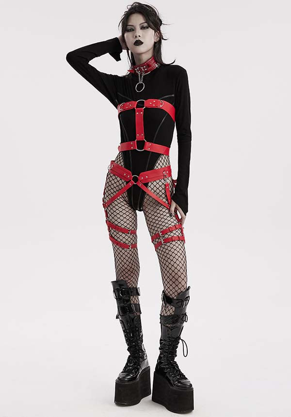 Mikasa [Red] | LEG HARNESS