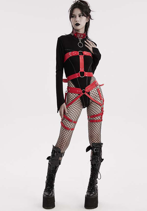 Mikasa [Red] | LEG HARNESS