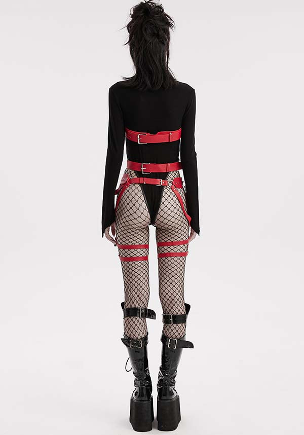 Mikasa [Red] | LEG HARNESS