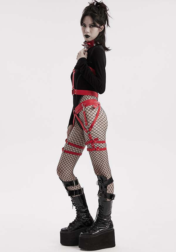 Mikasa [Red] | LEG HARNESS