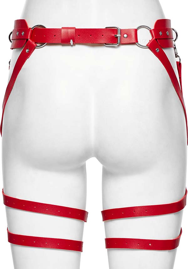 Mikasa [Red] | LEG HARNESS