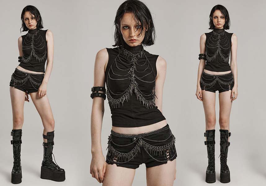 Wicked Thorns | SPIKED CHAIN HARNESS