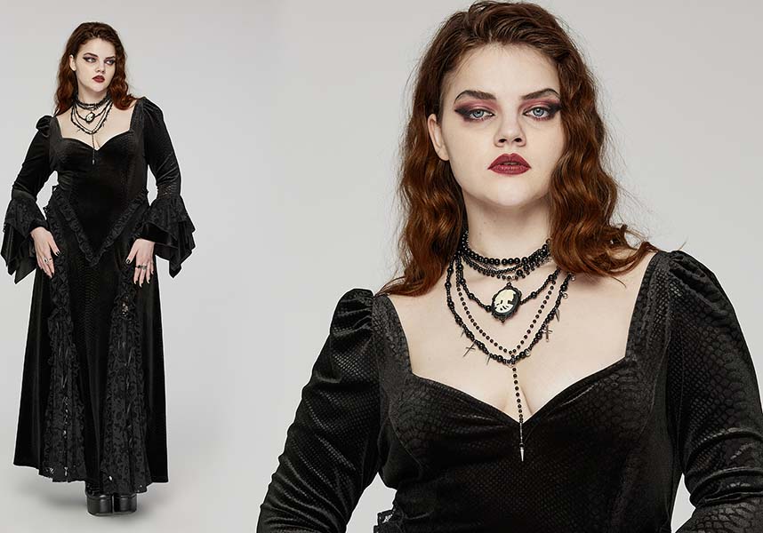 Memento Mori Cameo | LAYERED NECKLACE