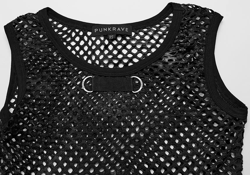 Chandra Fishnet | CROPPED TANK TOP*