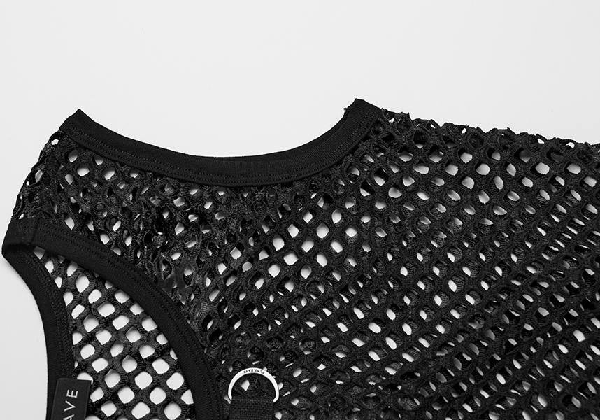 Chandra Fishnet | CROPPED TANK TOP*