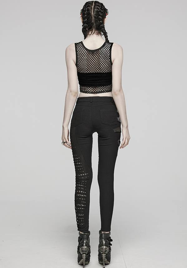 Chandra Fishnet | CROPPED TANK TOP*