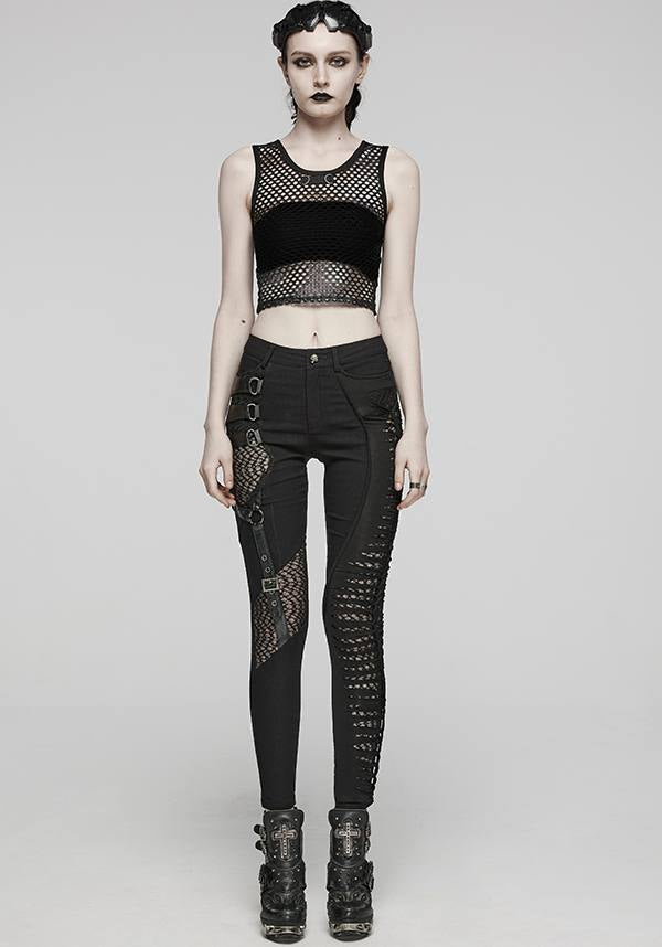 Chandra Fishnet | CROPPED TANK TOP*