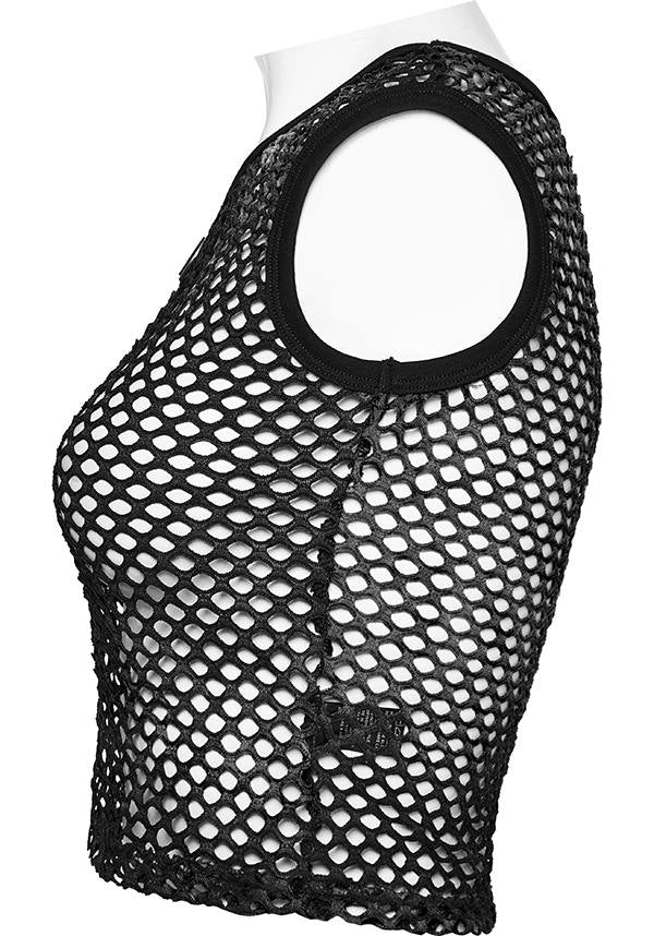 Chandra Fishnet | CROPPED TANK TOP*