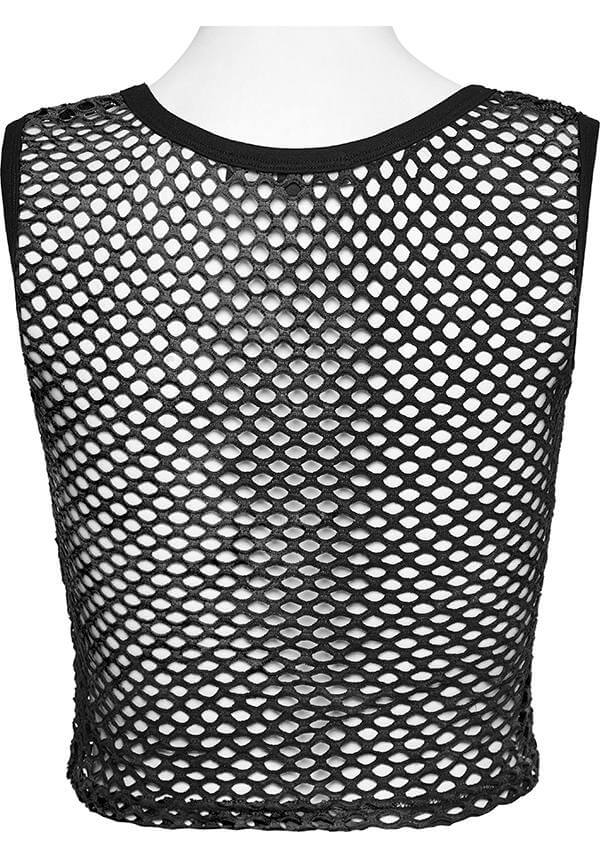 Chandra Fishnet | CROPPED TANK TOP*