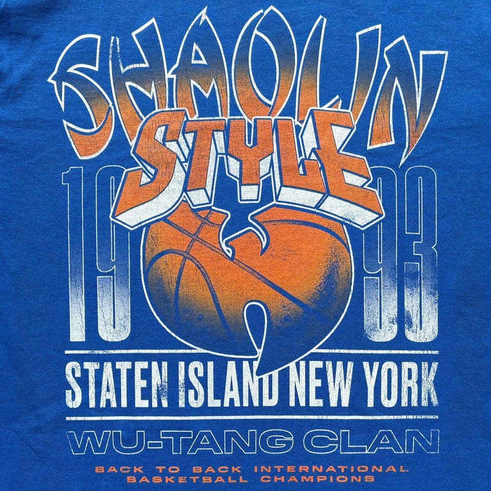 Wu-Tang Clan | BBall Shaolin NY [Royal Blue] T-SHIRT [PREORDER]