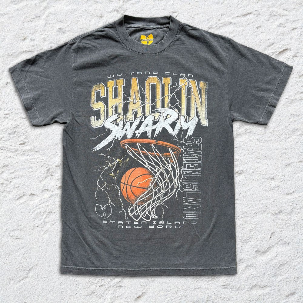 Wu-Tang Clan | Shaolin Swarm [Faded Black] T-SHIRT [PREORDER]