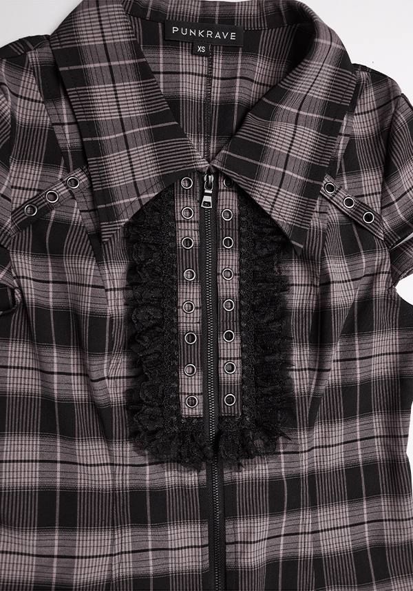 Uriah Tartan [Baby Pink/Black] | SHIRT*