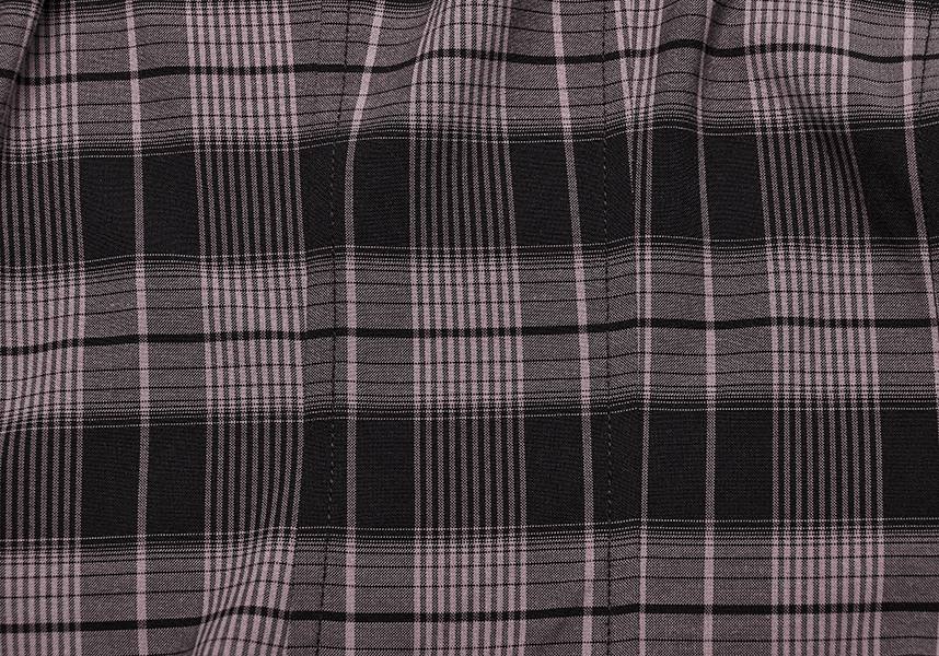 Uriah Tartan [Baby Pink/Black] | SHIRT*
