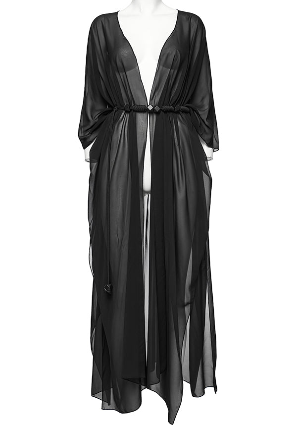 Stevie Sheer Black SHAWL